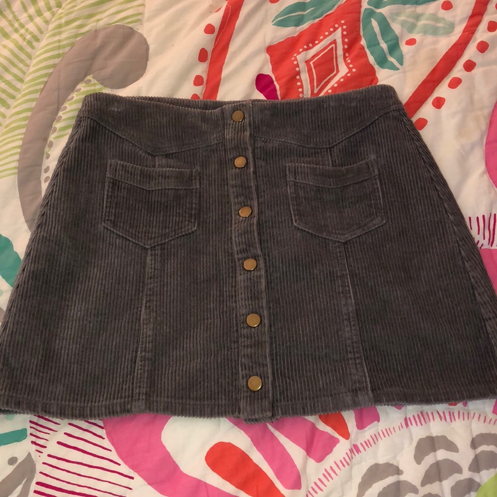 She + Sky Corduroy Skirt